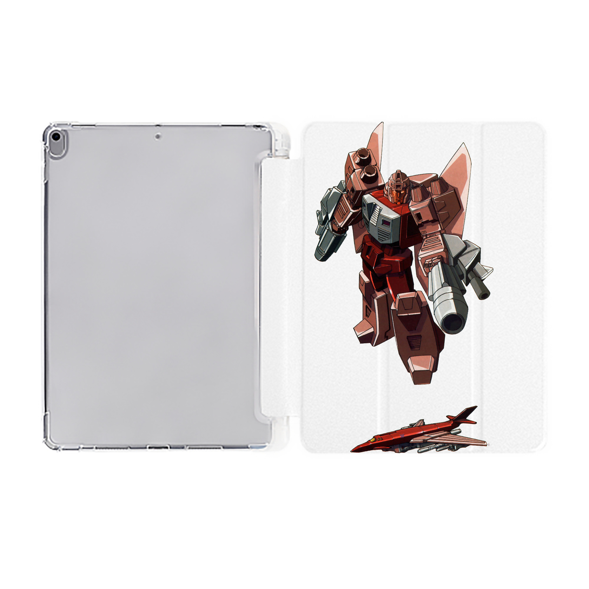 （画像用）  IPad ケース ペン収納付き 三つ折りスタンド PUレザー×シリコン 対応機種9.5/10.5/10.9インチ